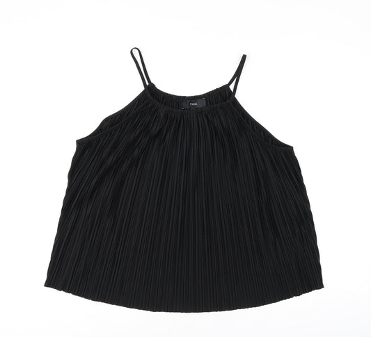 Womens UK Size 14 NEXT Black Basic Tank