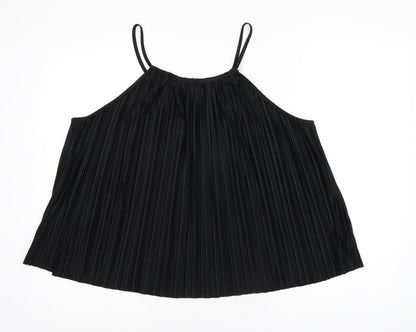 Womens UK Size 14 NEXT Black Basic Tank