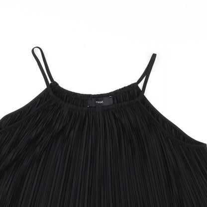 Womens UK Size 14 NEXT Black Basic Tank