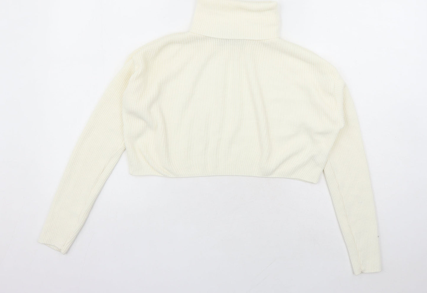 Womens UK Size S PRETTYLITTLETHING Ivory Pullover Jumper