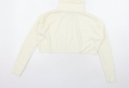 Womens UK Size S PRETTYLITTLETHING Ivory Pullover Jumper
