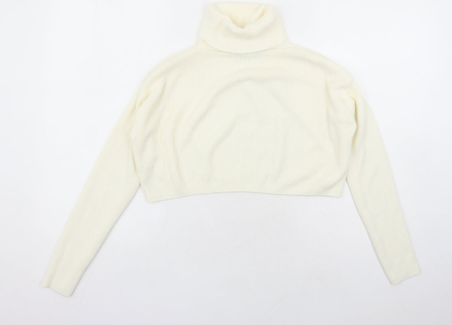 Womens UK Size S PRETTYLITTLETHING Ivory Pullover Jumper