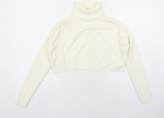 Womens UK Size S PRETTYLITTLETHING Ivory Pullover Jumper