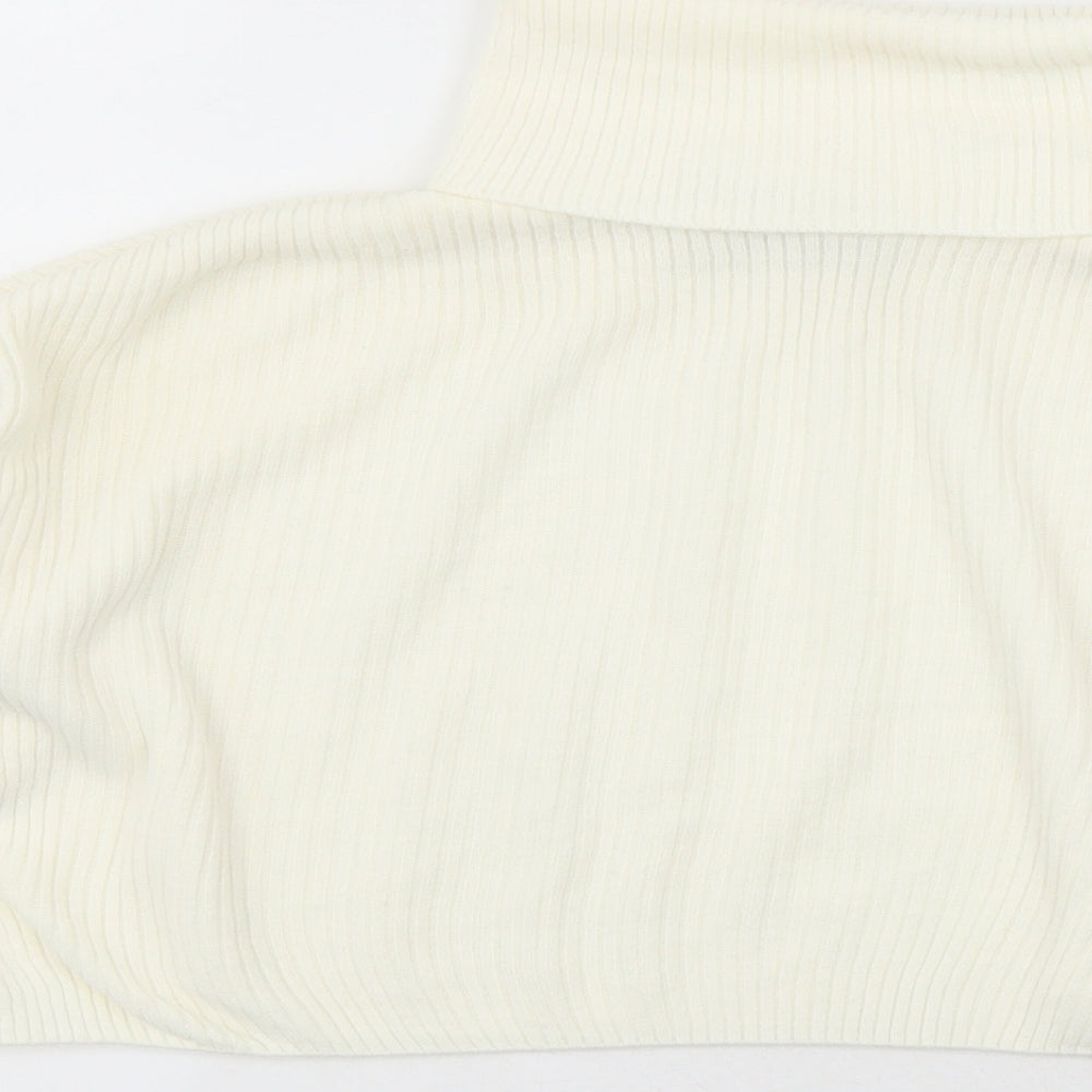 Womens UK Size S PRETTYLITTLETHING Ivory Pullover Jumper