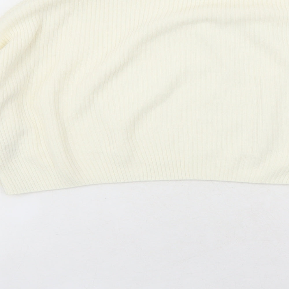 Womens UK Size S PRETTYLITTLETHING Ivory Pullover Jumper