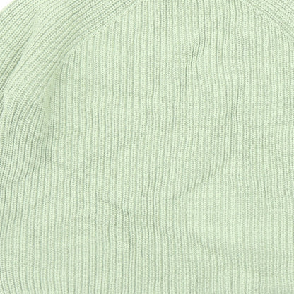 Marks and Spencer Womens Green Round Neck Acetate Pullover Jumper Size S