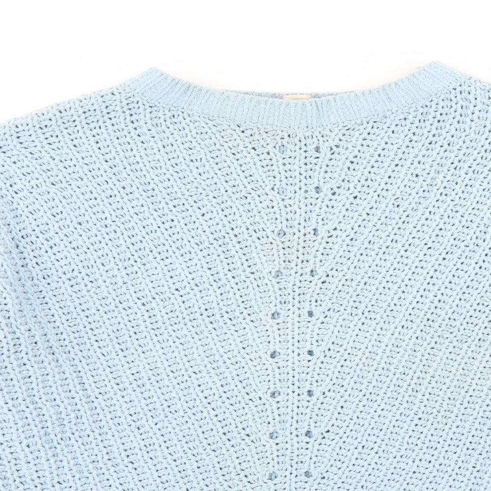 Womens UK Size L H&M Blue Pullover Jumper