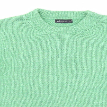 Womens UK Size M Marks and Spencer Green Pullover Jumper