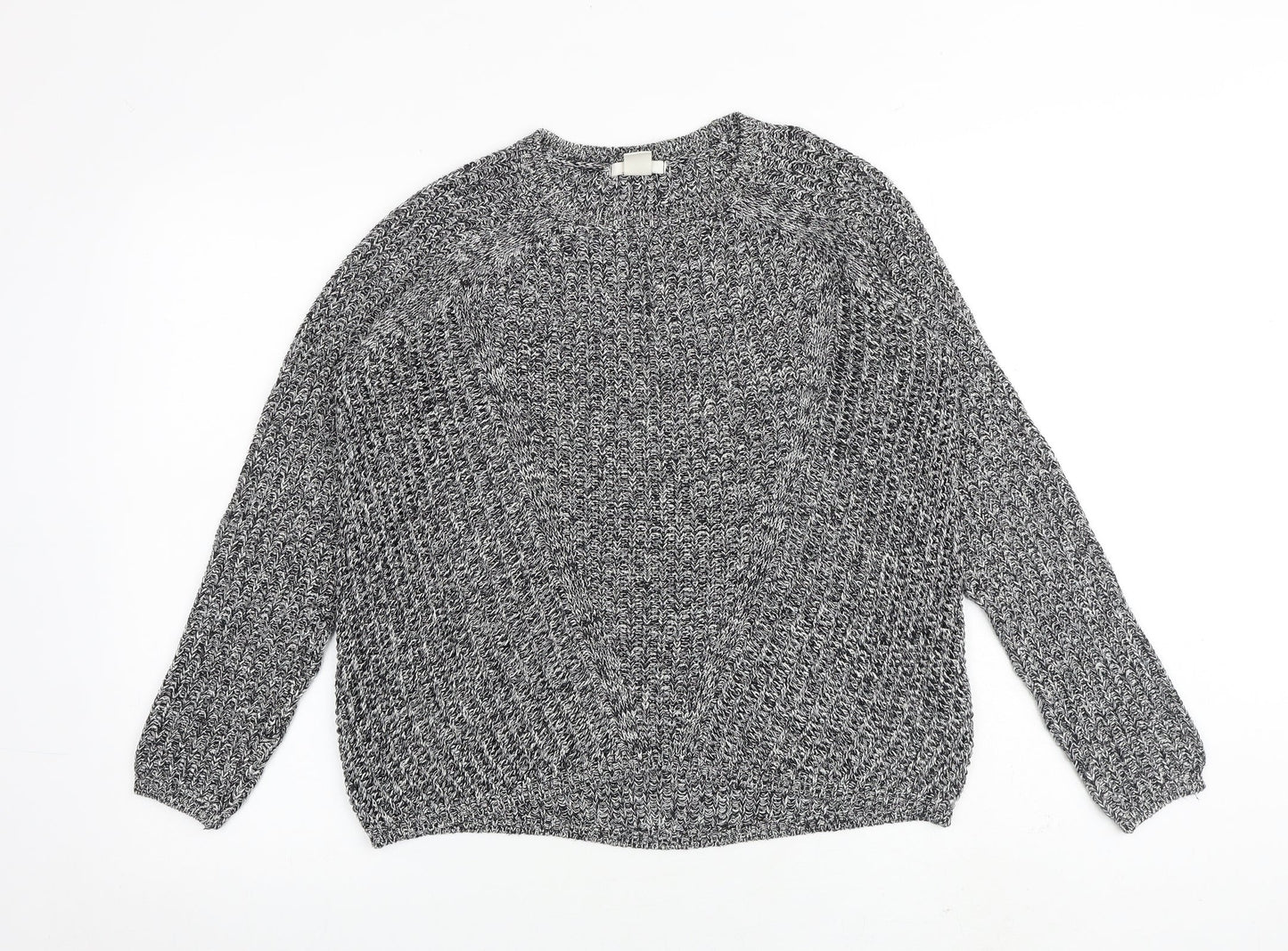 Womens UK Size S H&M Black Pullover Jumper