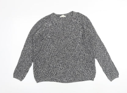 Womens UK Size S H&M Black Pullover Jumper