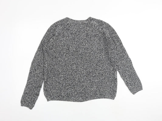 Womens UK Size S H&M Black Pullover Jumper