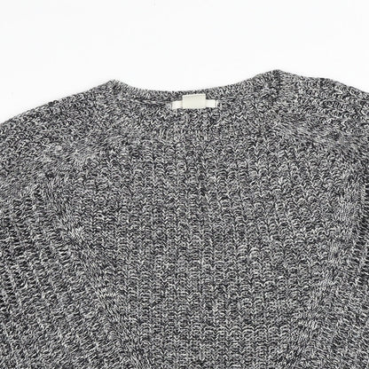 Womens UK Size S H&M Black Pullover Jumper