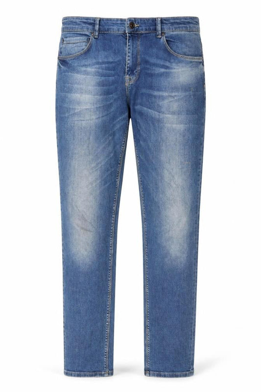 Mens UK Size 36 in Devred Slim Fit Straight Blue Jeans