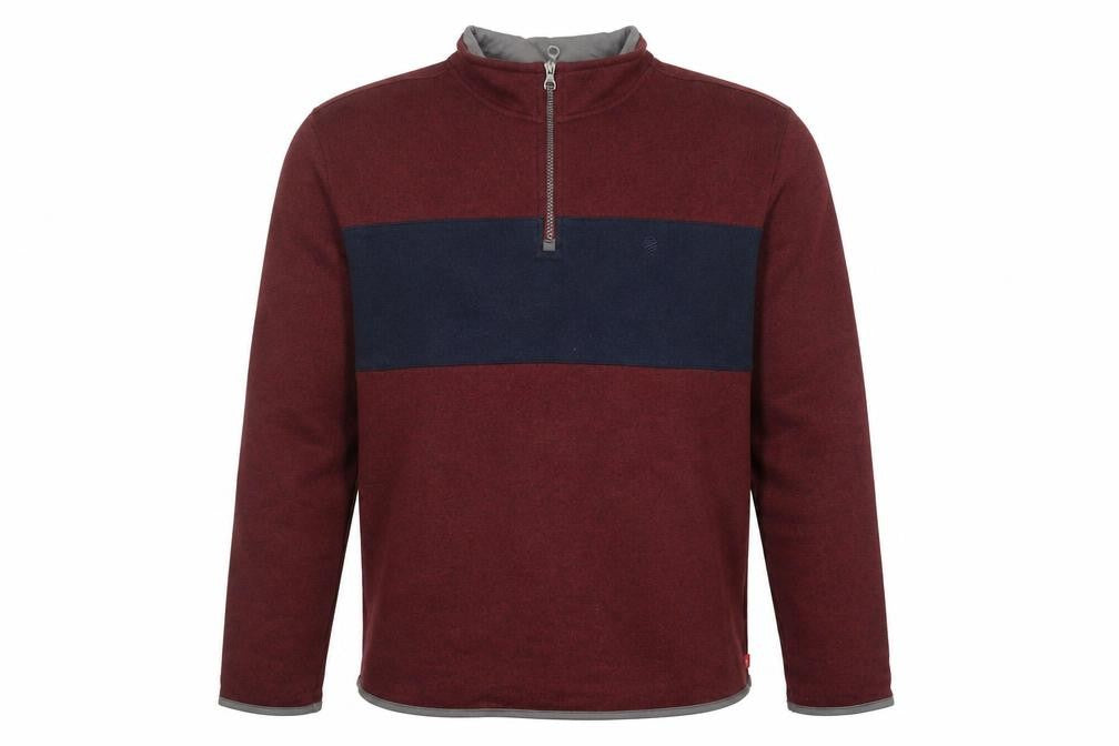 Mens UK Size L IZOD Red Pullover Sweatshirt