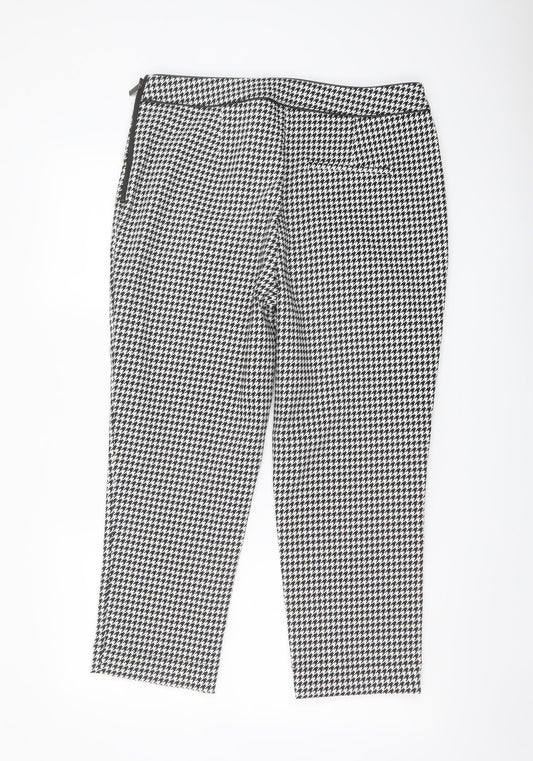 Womens UK Size 16 Oasis Regular Fit Chino Black Trousers