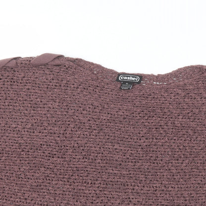 Womens UK Size XL Cashel Purple Pullover Jumper