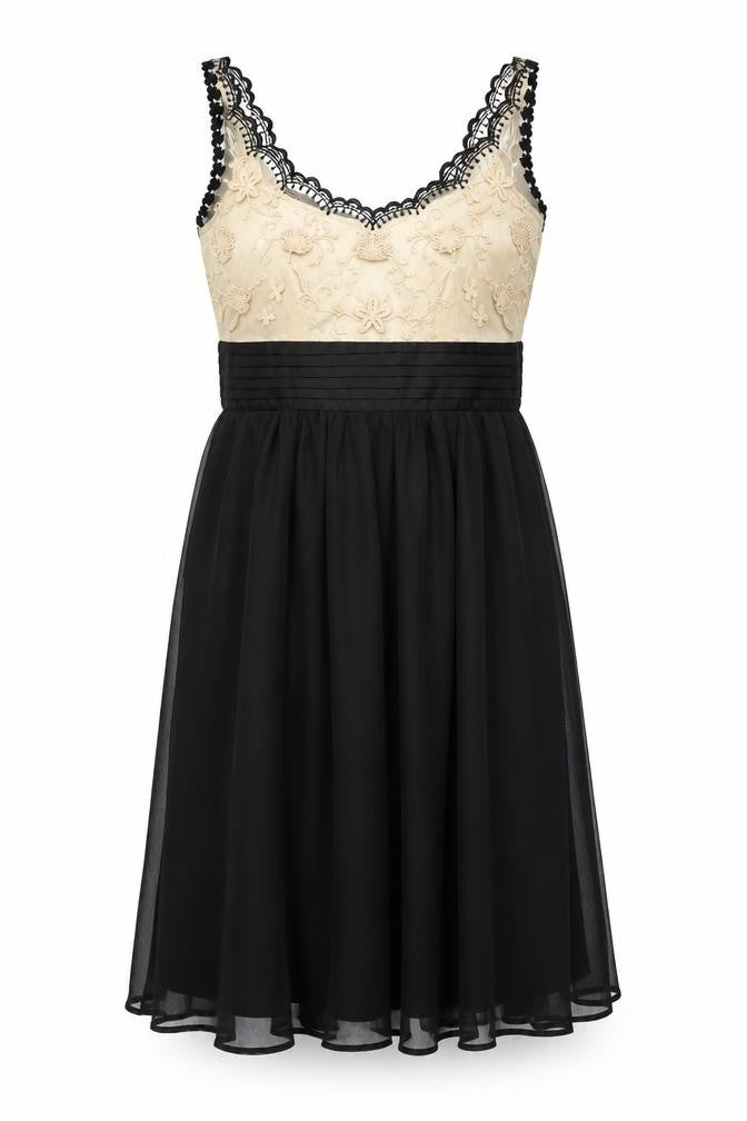 NEXT Womens Black Polyester A-Line Size 8 V-Neck Zip