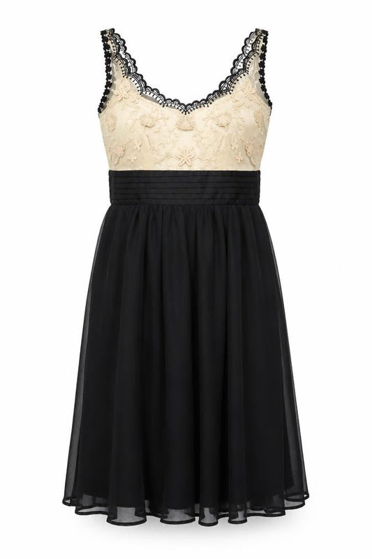 NEXT Womens Black Polyester A-Line Size 8 V-Neck Zip