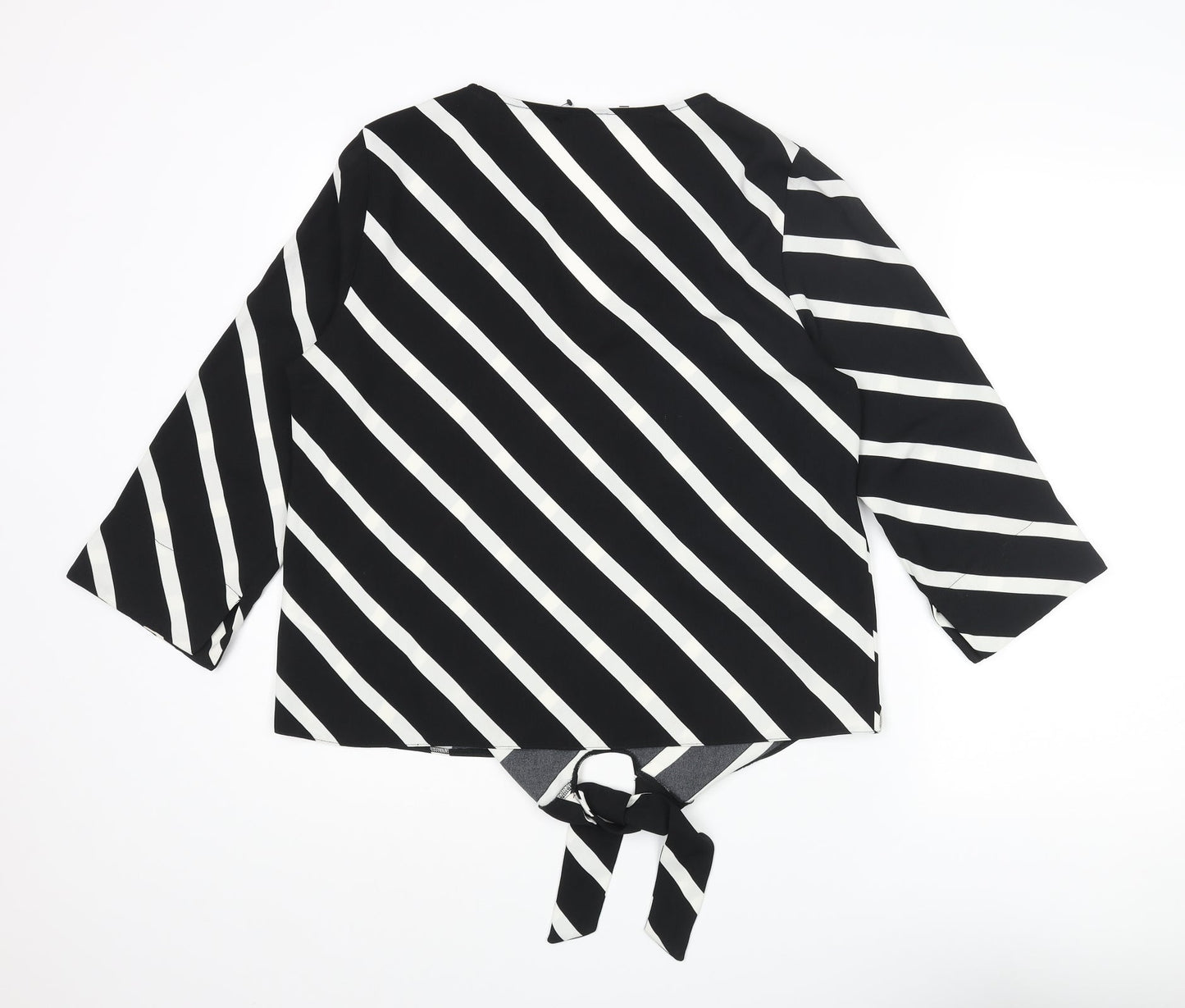 Womens UK Size 12 Dorothy Perkins Black Basic Blouse