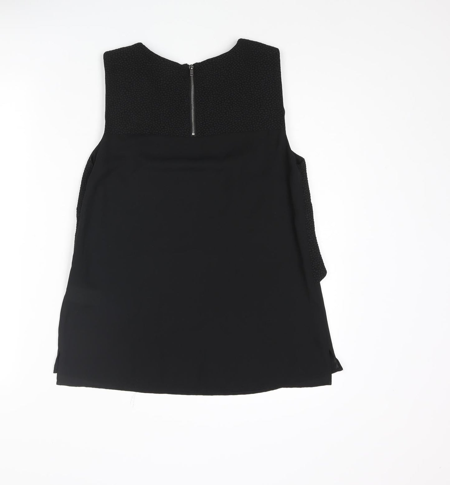 Womens UK Size 10 Warehouse Black Camisole Blouse