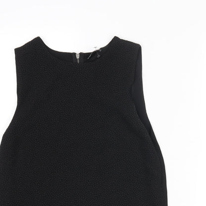 Womens UK Size 10 Warehouse Black Camisole Blouse