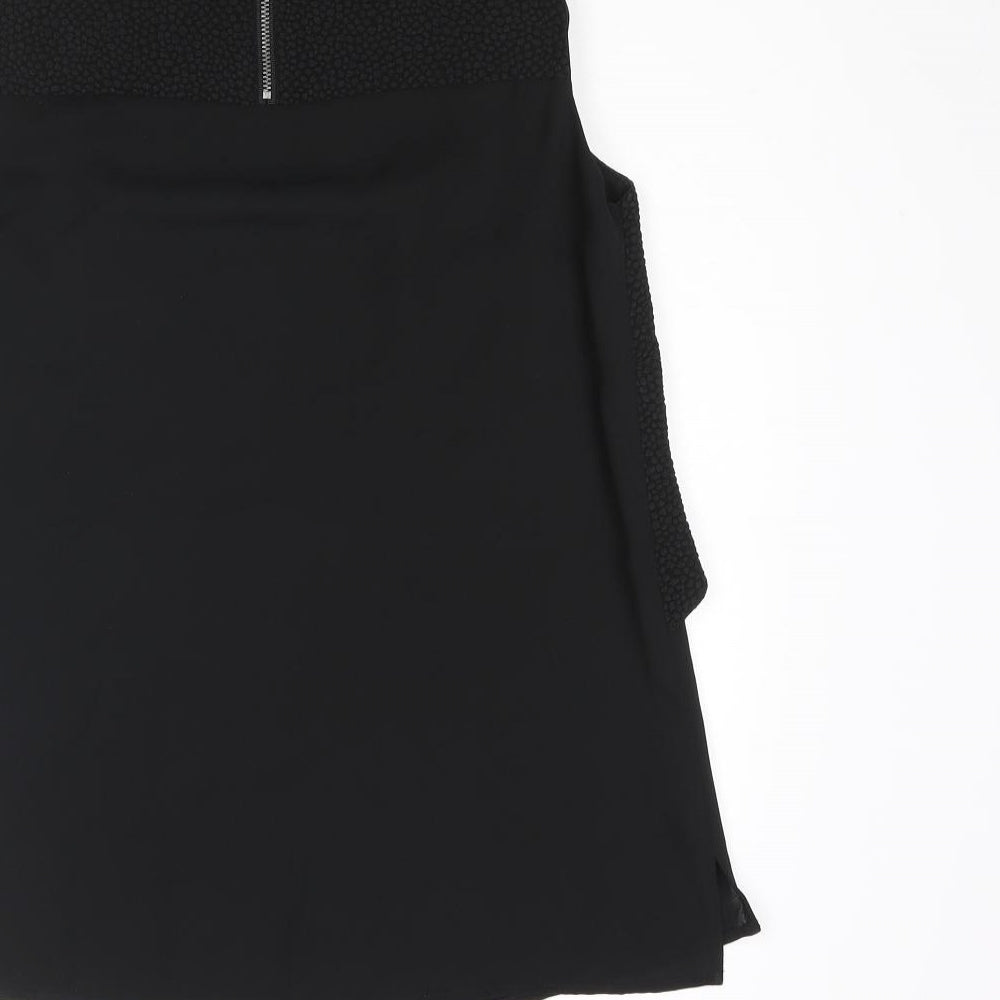 Womens UK Size 10 Warehouse Black Camisole Blouse