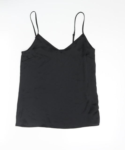 Womens UK Size 6 Marks and Spencer Black Camisole Blouse