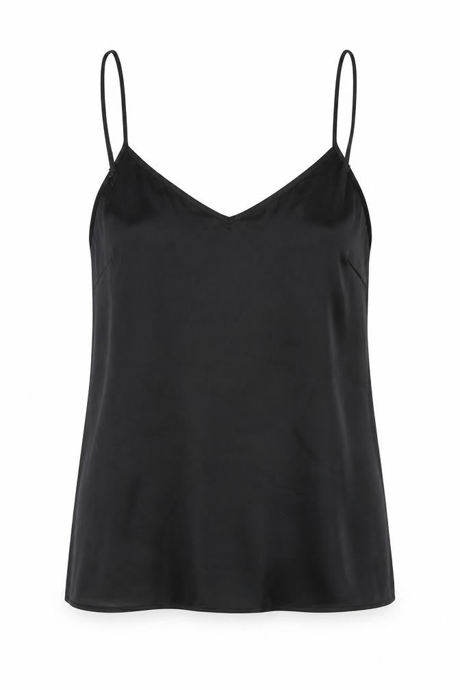 Womens UK Size 6 Marks and Spencer Black Camisole Blouse