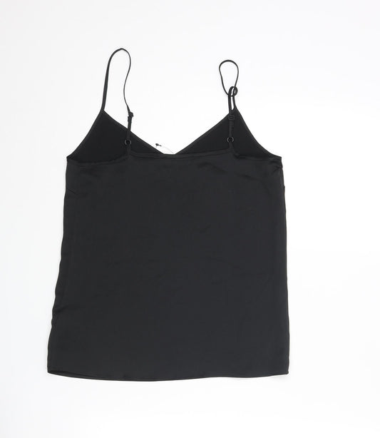 Womens UK Size 6 Marks and Spencer Black Camisole Blouse
