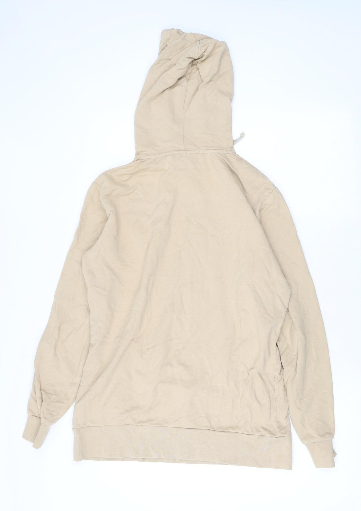 Level1 Mens Beige Cotton Pullover Hoodie Size M