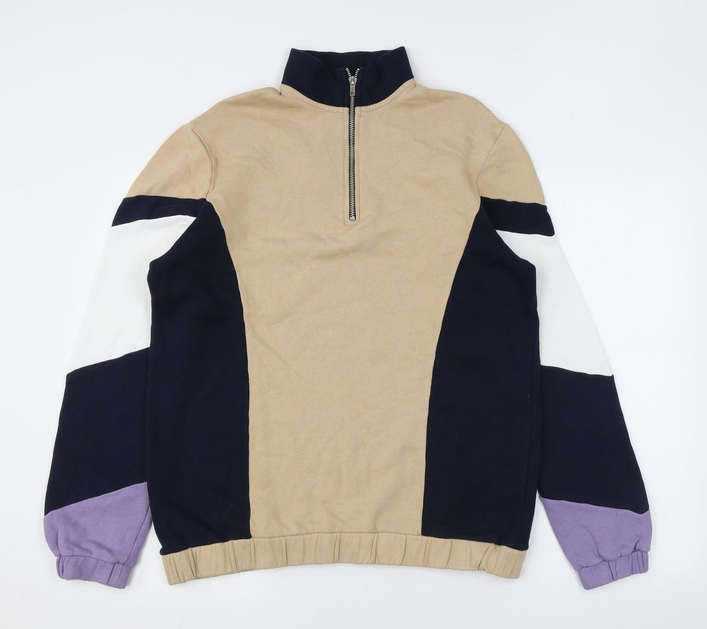 Womens UK Size M ASOS Beige Pullover Sweatshirt