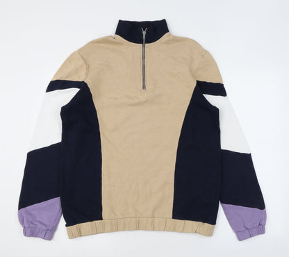 Womens UK Size M ASOS Beige Pullover Sweatshirt