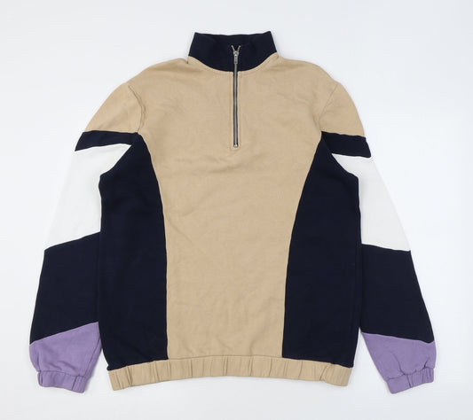 Womens UK Size M ASOS Beige Pullover Sweatshirt