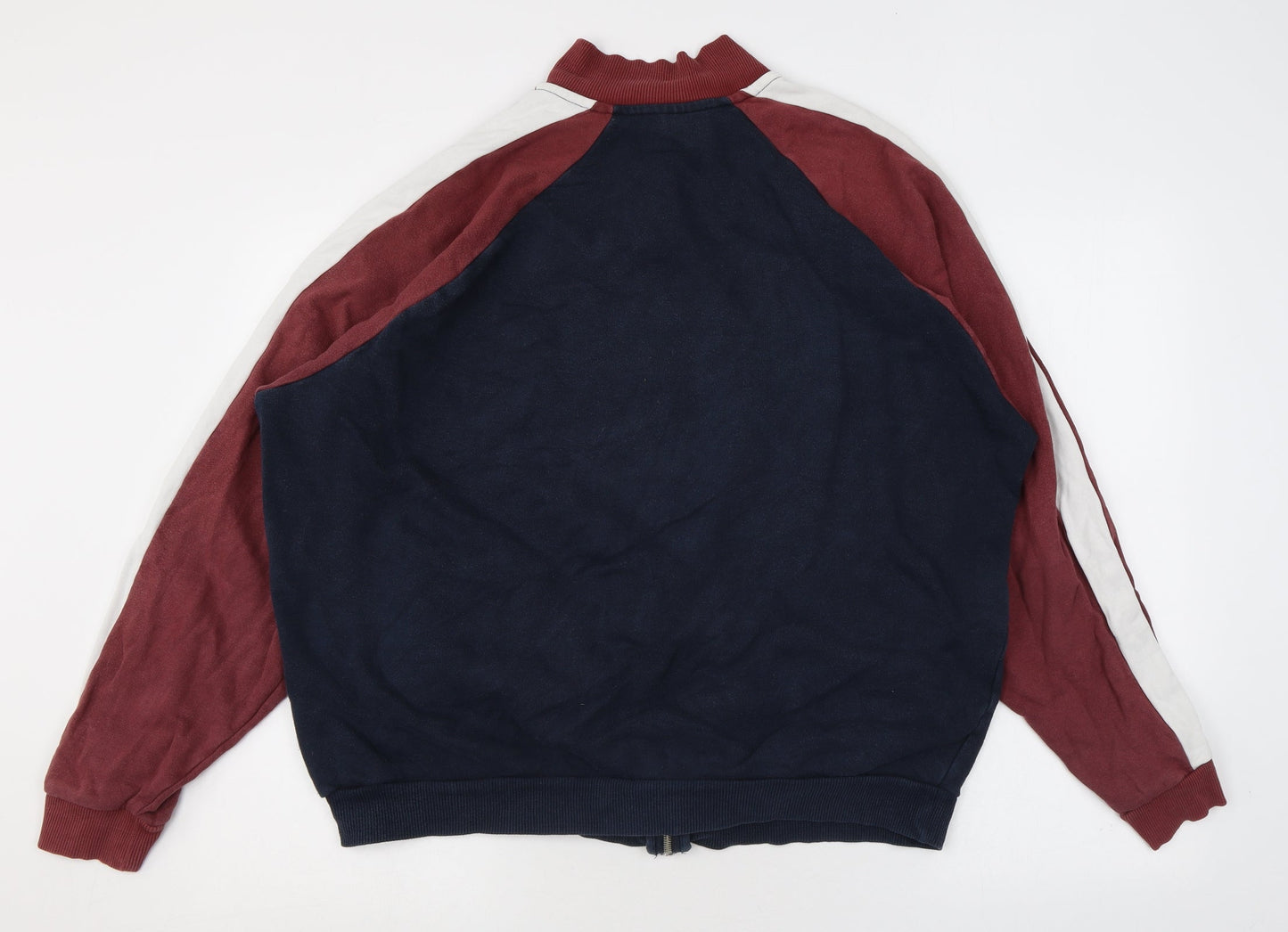 Mens UK Size M ASOS Blue Full Zip Sweatshirt