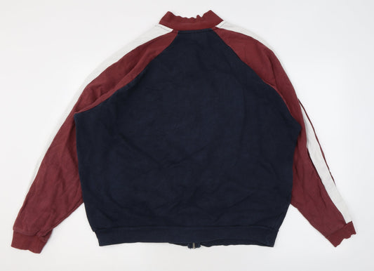 Mens UK Size M ASOS Blue Full Zip Sweatshirt