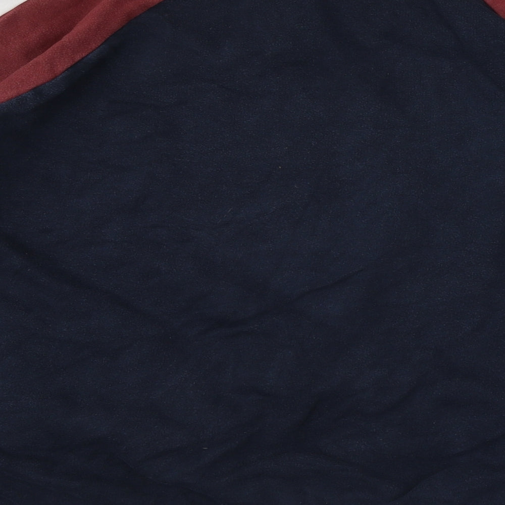 Mens UK Size M ASOS Blue Full Zip Sweatshirt