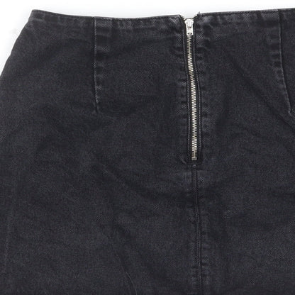 Womens UK Size 8 Topshop A-Line Denim Skirt