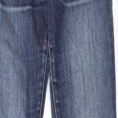 Kuyichi Mens Blue Cotton Straight Jeans Size 30 in L30 in Regular Zip - Pockets, Belt Loops