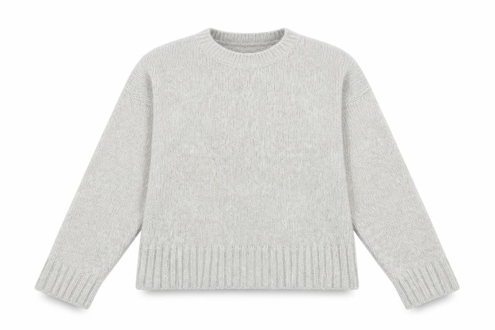 Womens UK Size S New Look Grey Pullover Jumper
