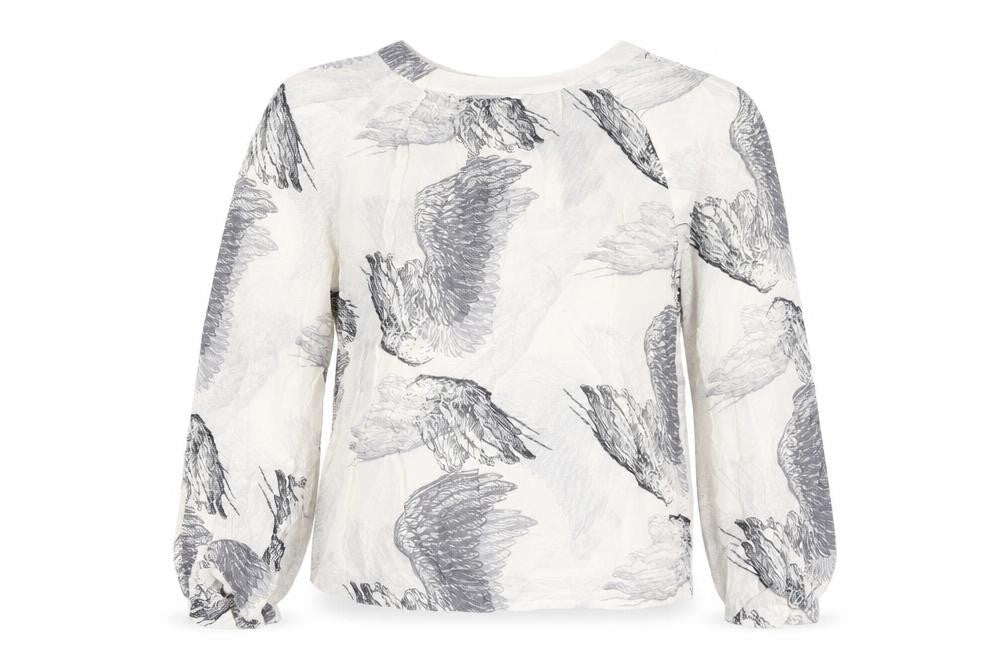 Womens UK Size 14 Topshop Grey Basic Blouse