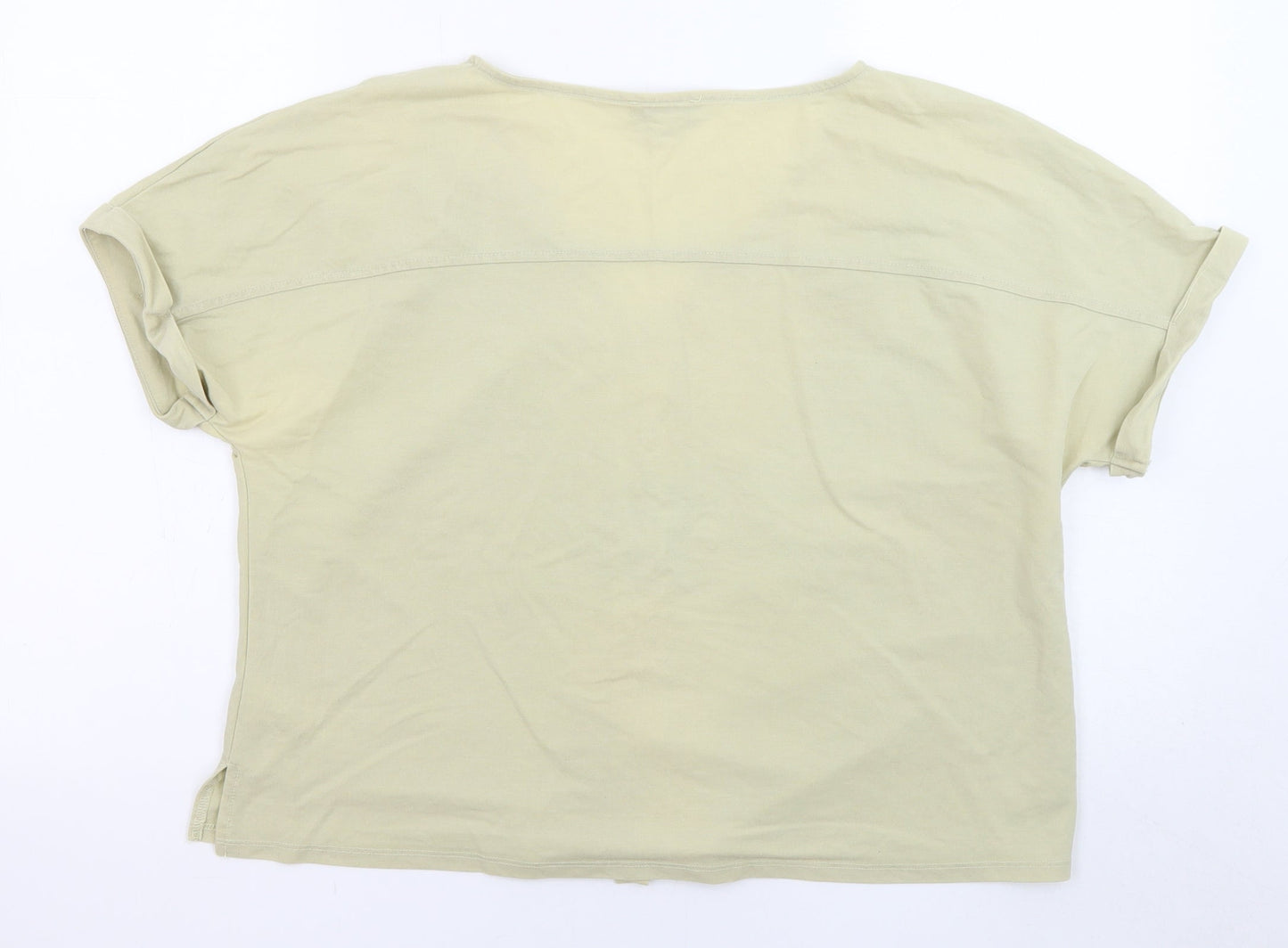 Womens UK Size 16 Warehouse Green Basic Blouse