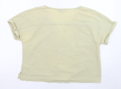Womens UK Size 16 Warehouse Green Basic Blouse