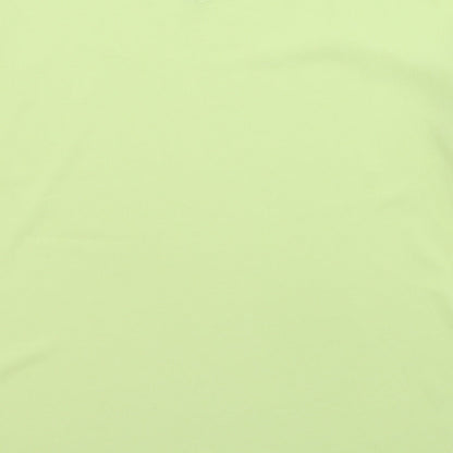 Bonmarché Womens Green Polyester Basic Blouse Size 14 Boat Neck