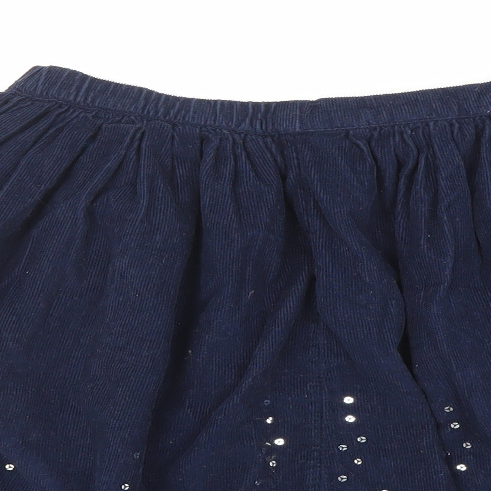 John Lewis Girls Blue Cotton Flare Set Size 11 Years Regular Zip - Sequence
