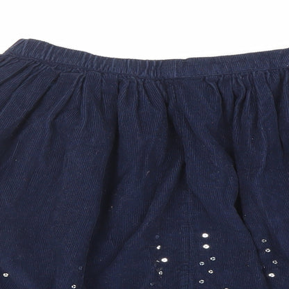 John Lewis Girls Blue Cotton Flare Set Size 11 Years Regular Zip - Sequence