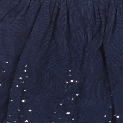 John Lewis Girls Blue Cotton Flare Set Size 11 Years Regular Zip - Sequence