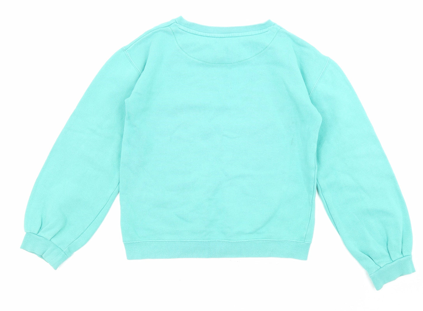 John Lewis Girls Green Cotton Pullover Sweatshirt Size 11 Years Pullover - Girls support girls