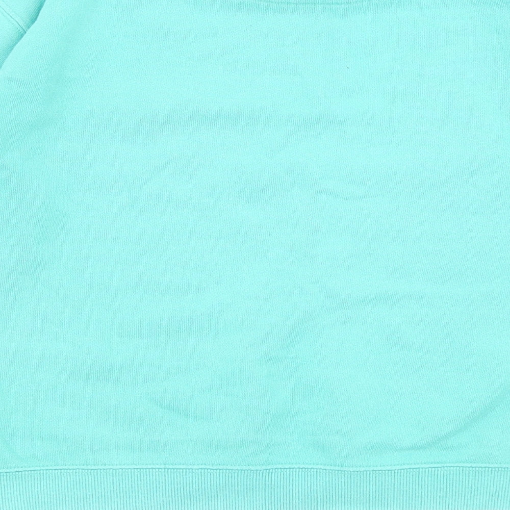 John Lewis Girls Green Cotton Pullover Sweatshirt Size 11 Years Pullover - Girls support girls