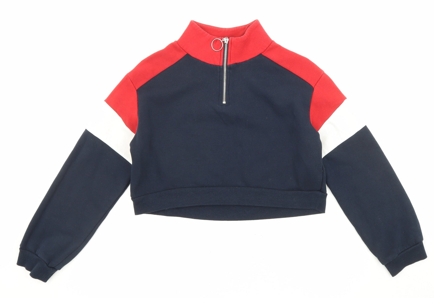 Womens UK Size XS Divided by H&M Blue Pullover Sweatshirt