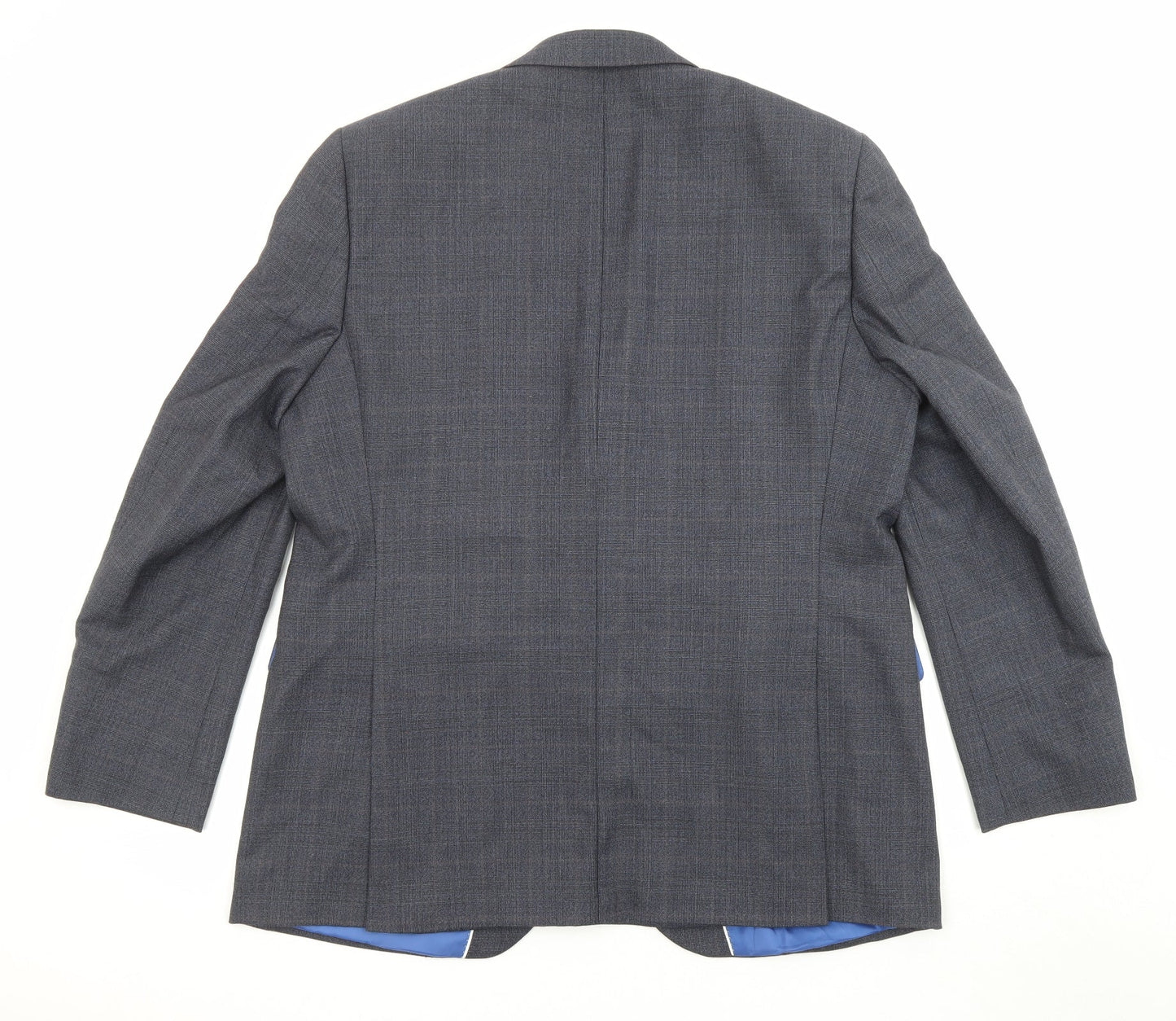 Mens UK Size 46 Chester Regular Blue Suit Jacket
